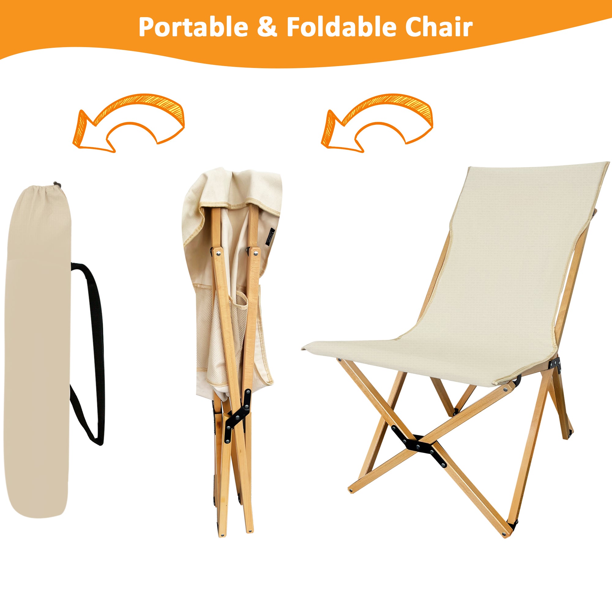 Portable Butterfly Folding Chair