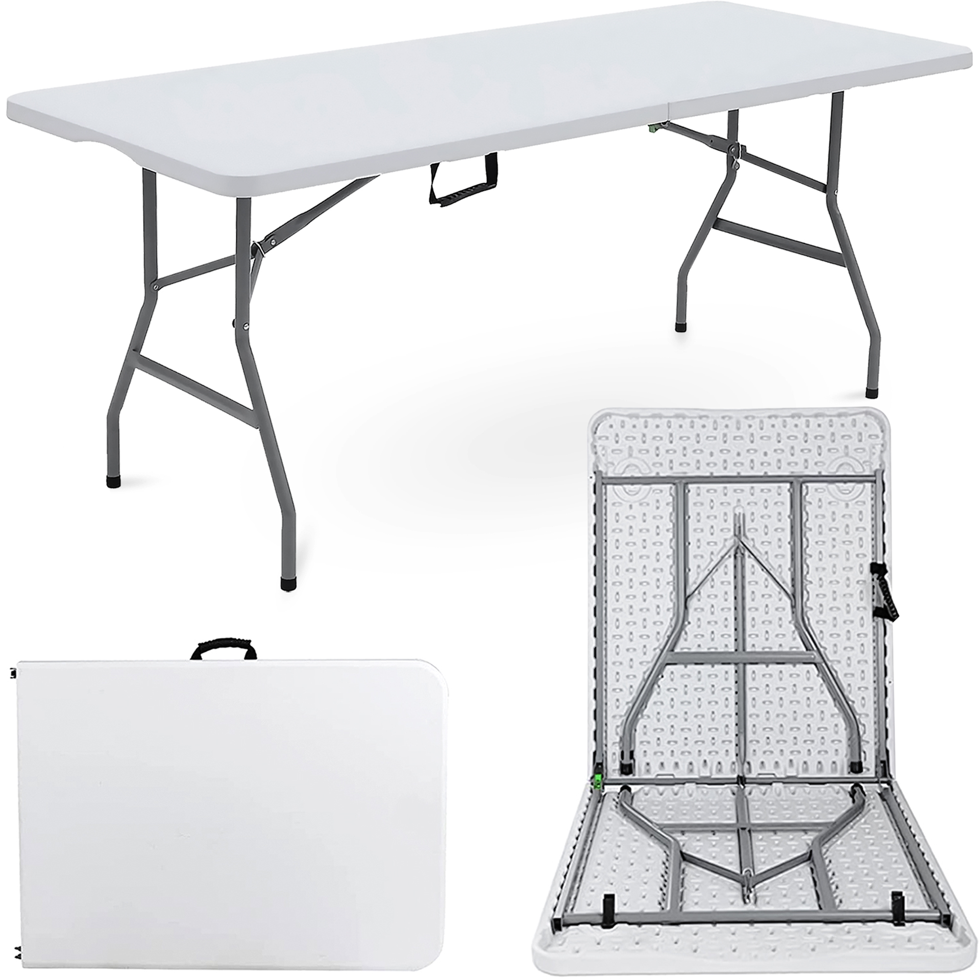 6 Feet Heavy Duty Trestle Camping Folding Table