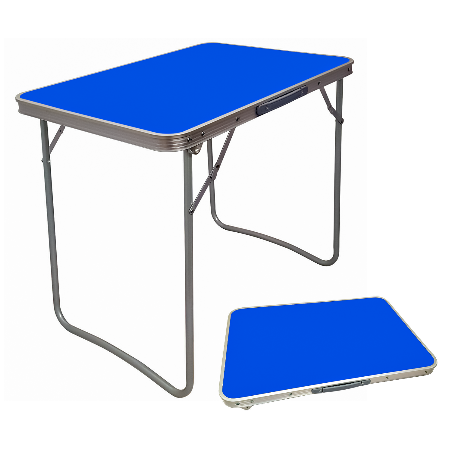 Buy blue 2.3ft Picnic Camping Folding Table