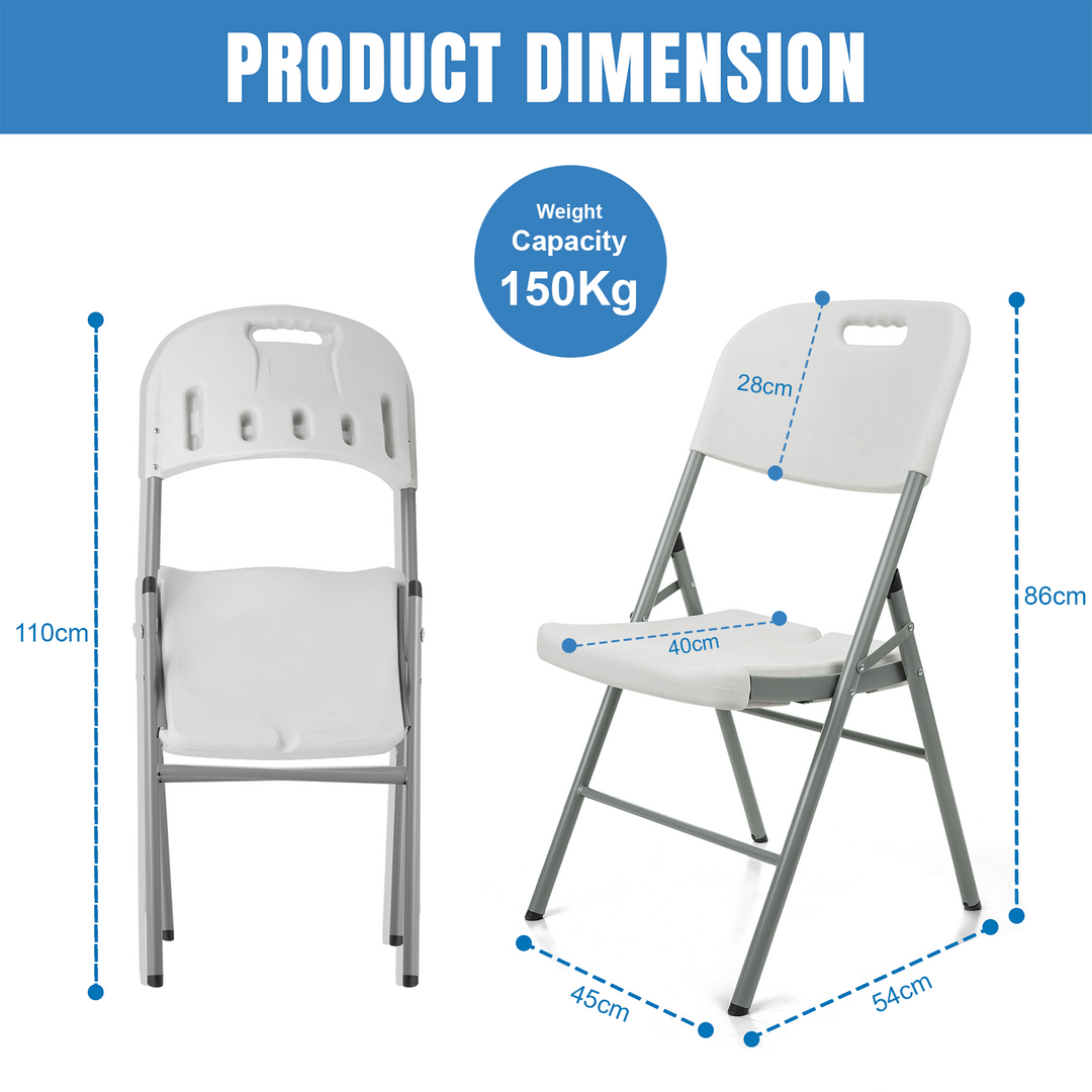 Patio Table with Folding Chairs