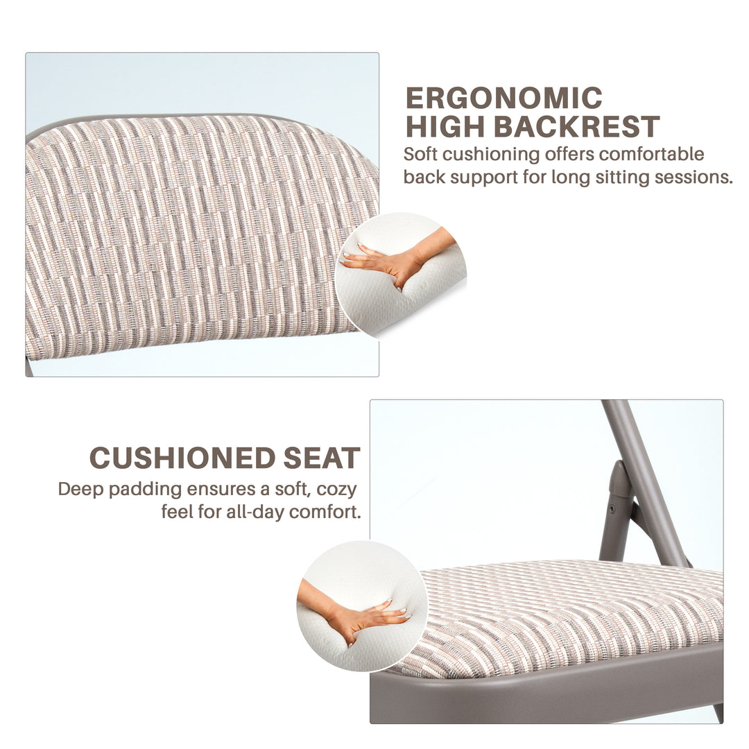 Deluxe Comfort Padded Folding Chairs