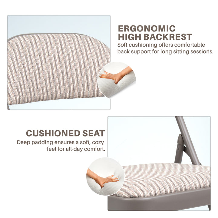 Deluxe Comfort Padded Folding Chairs