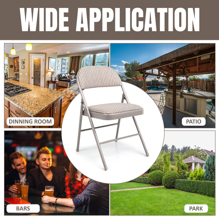 Deluxe Comfort Padded Folding Chairs