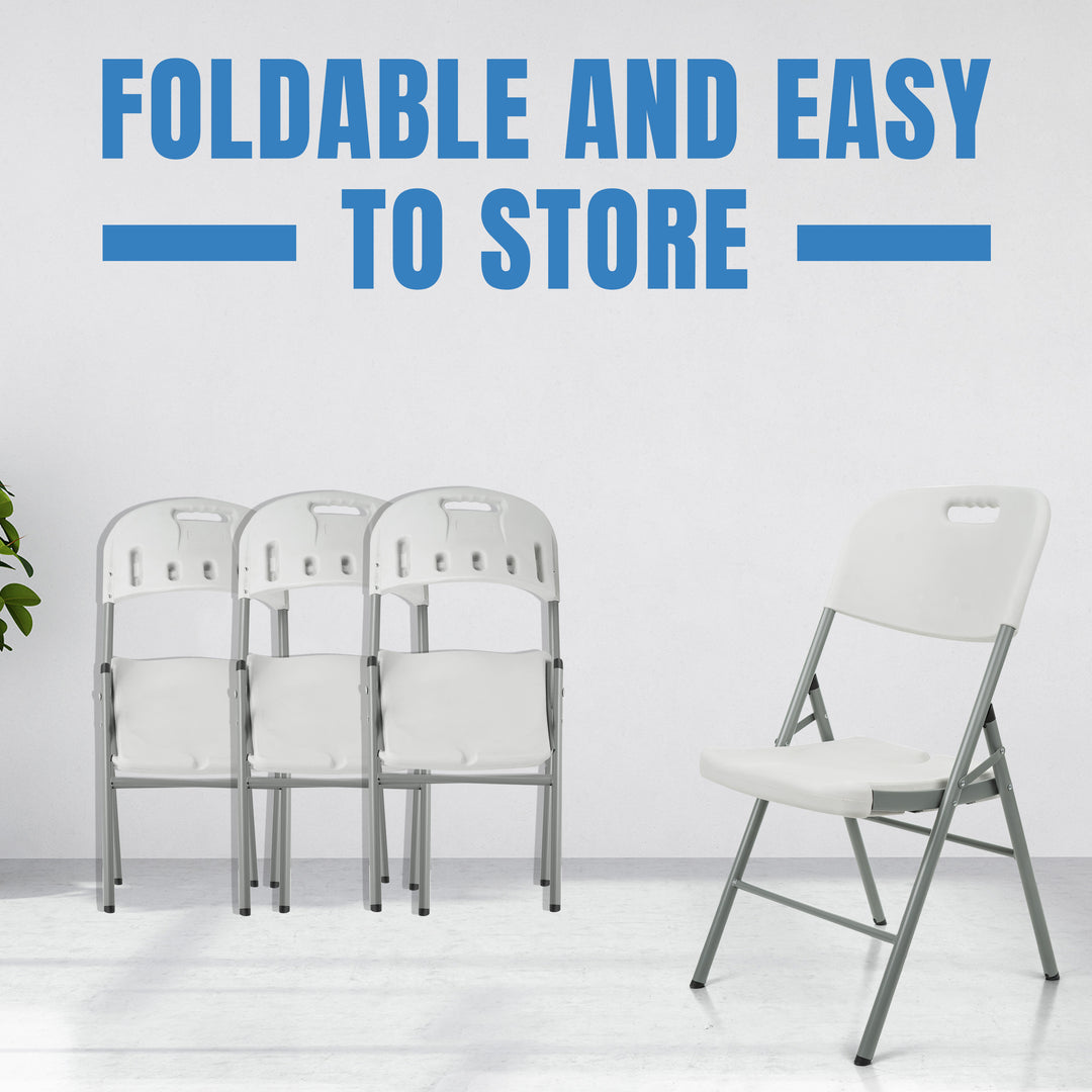 Patio Table with Folding Chairs