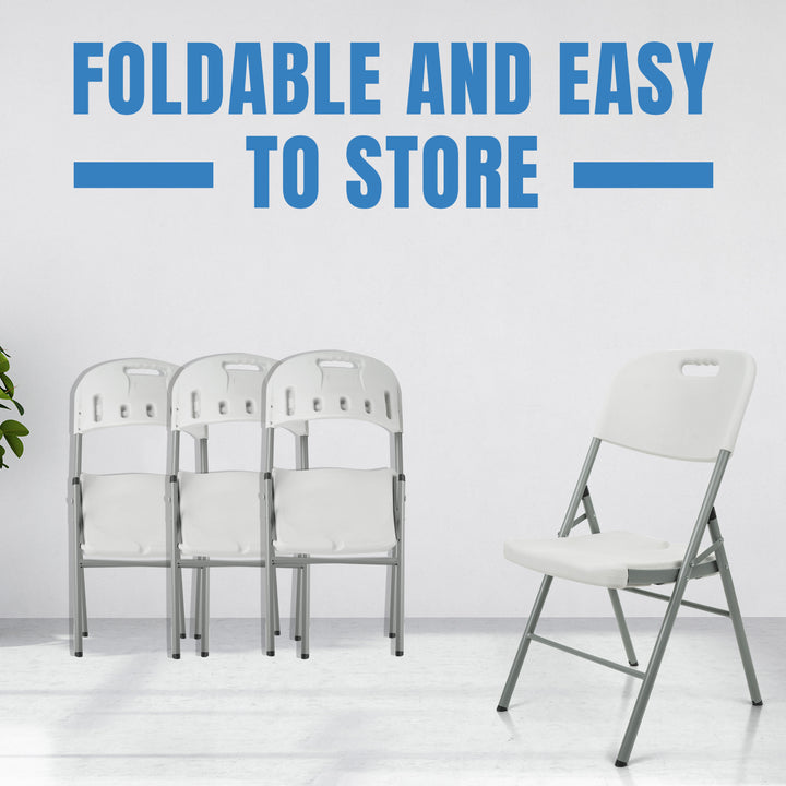Patio Table with Folding Chairs