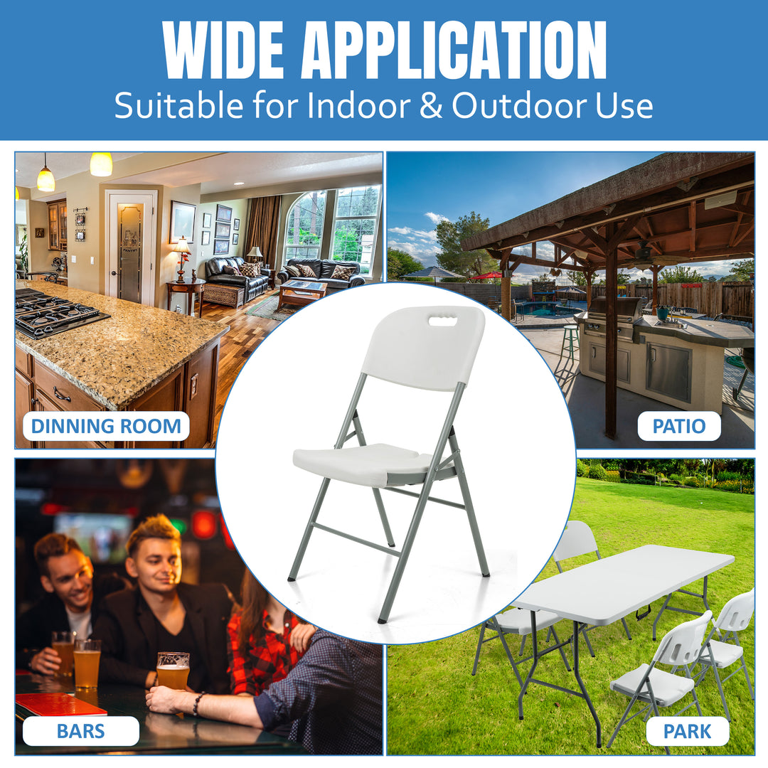 Patio Table with Folding Chairs