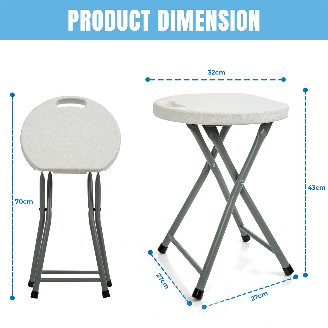 3ft Folding Table with 4 Stools