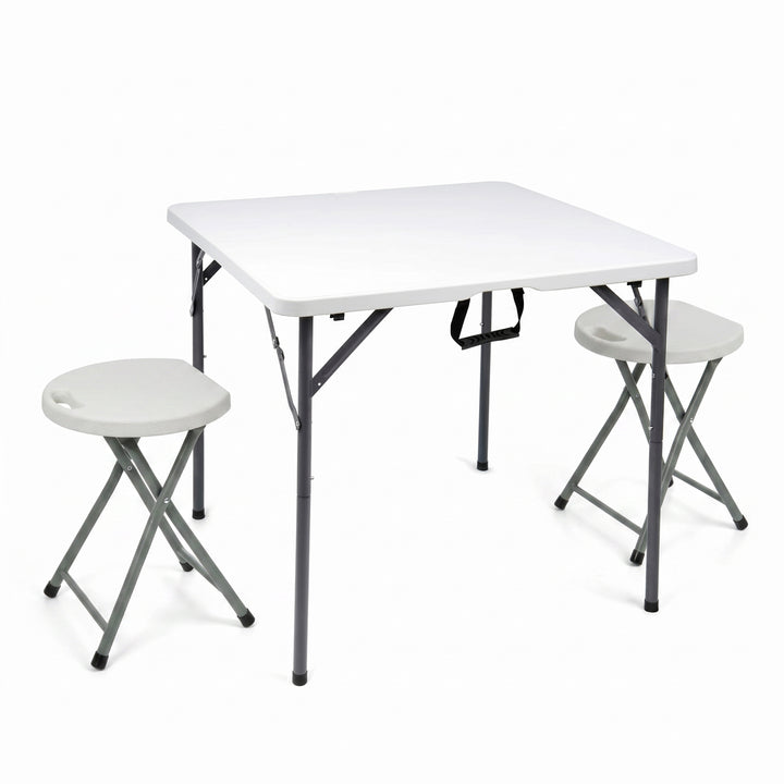 3ft Folding Table with 2 Stools