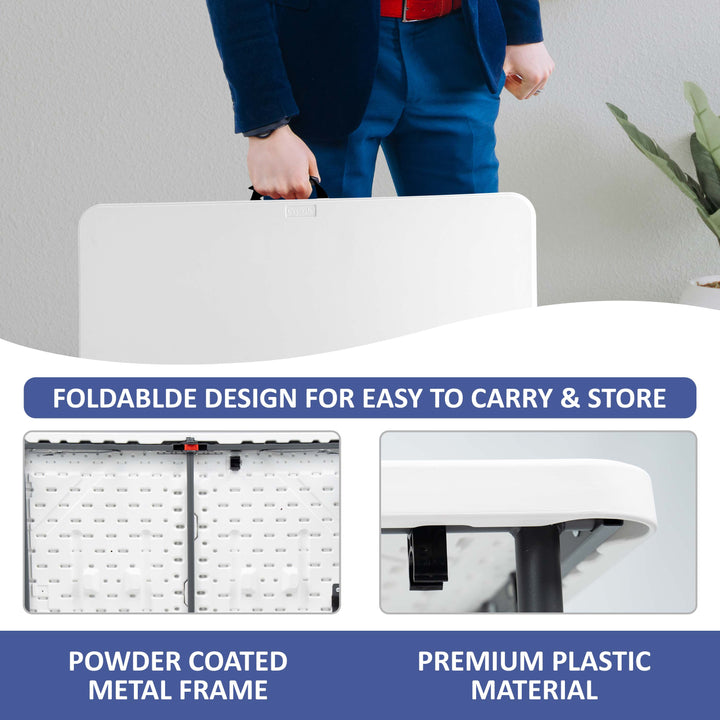 3ft Folding Table with 4 Stools