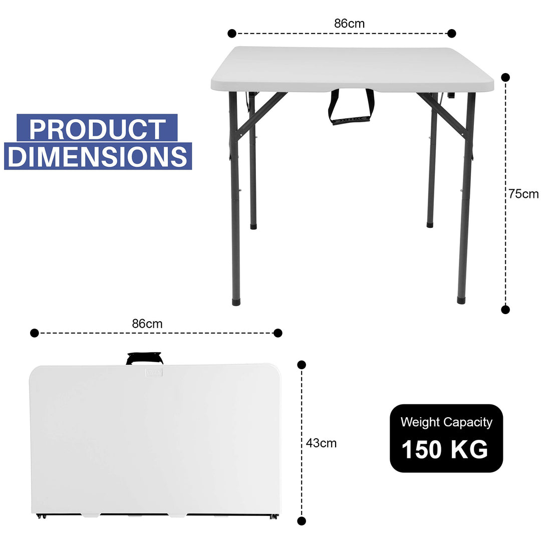 3ft Folding Table with 4 Stools