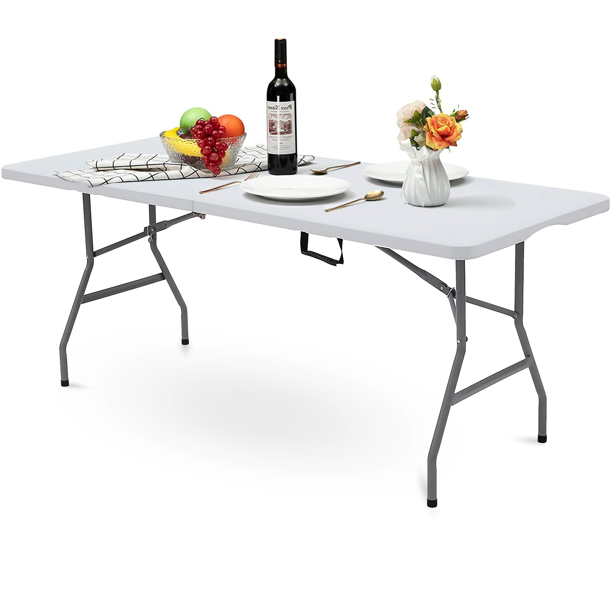 6 Feet Heavy Duty Trestle Folding Table