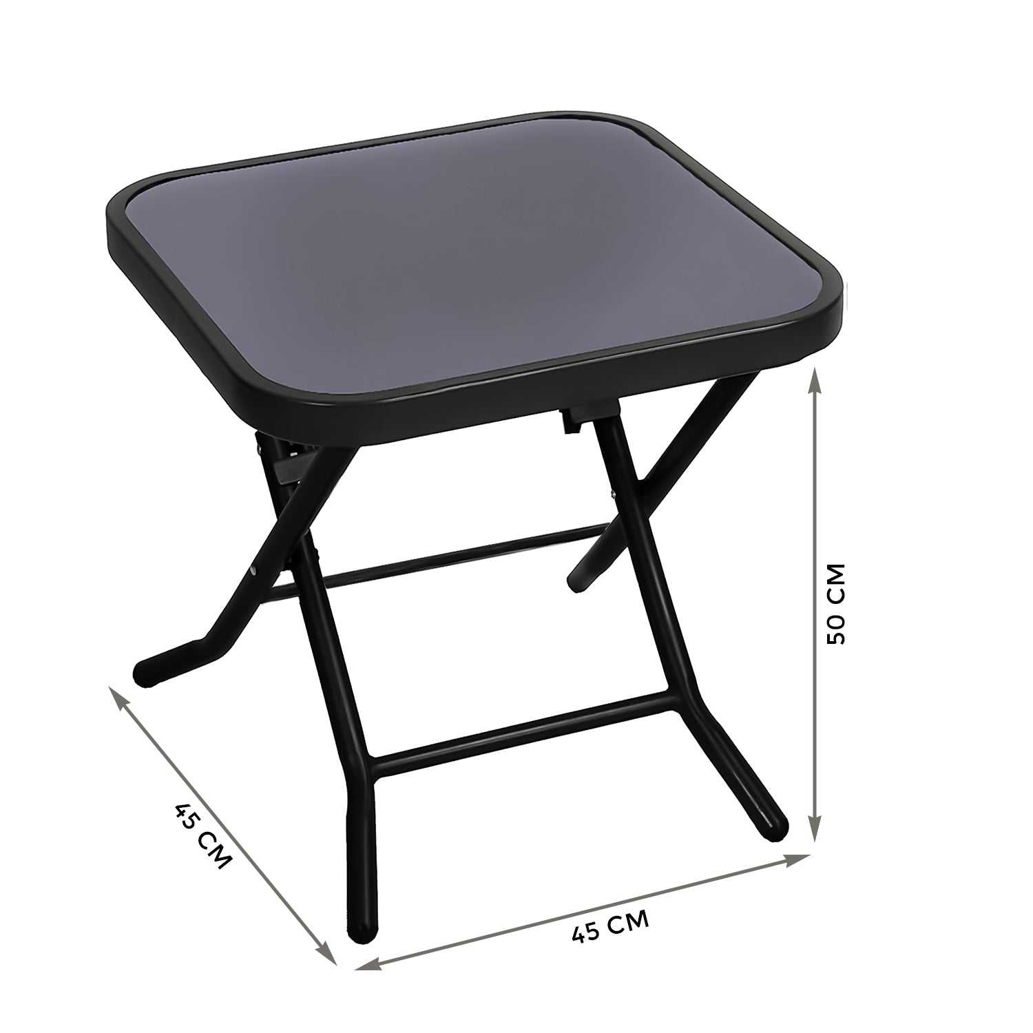 Glass Top Garden Folding Table Folding Tables UK