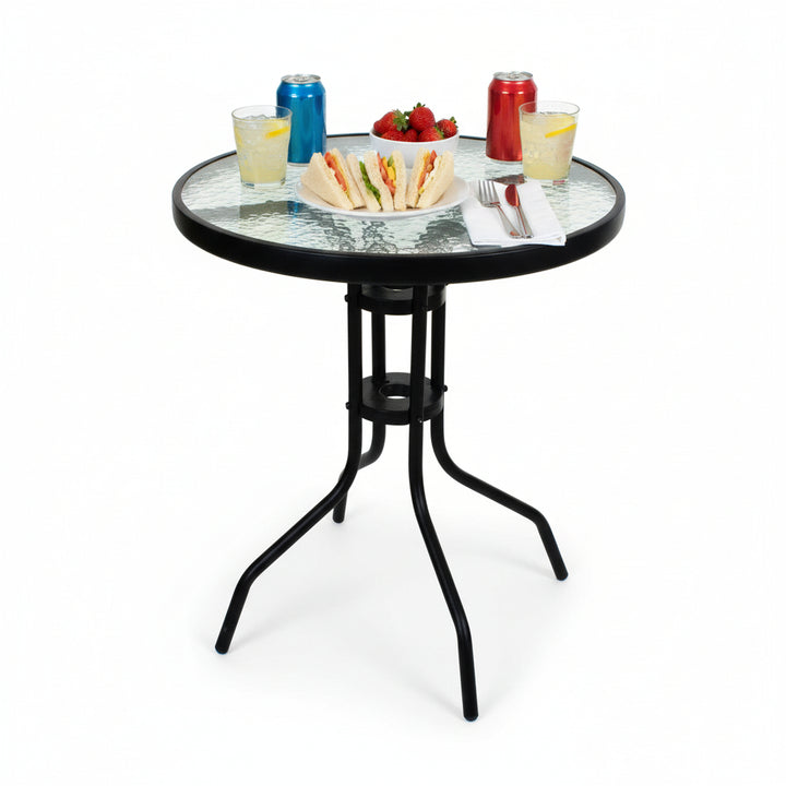 Patio Table with Folding Chairs
