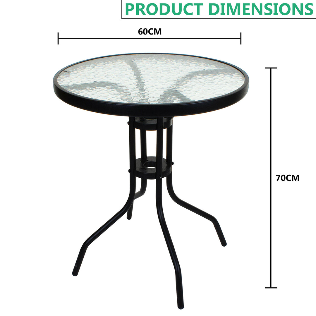 Patio Table with Folding Chairs