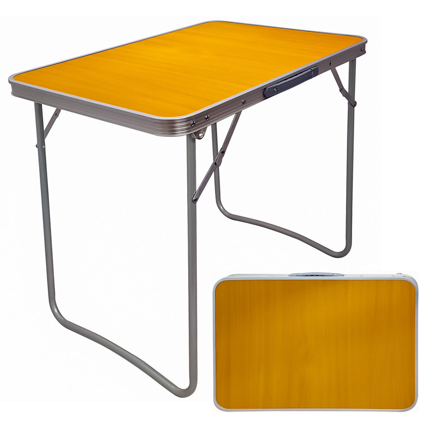 2.3ft Picnic Camping Folding Table - 0